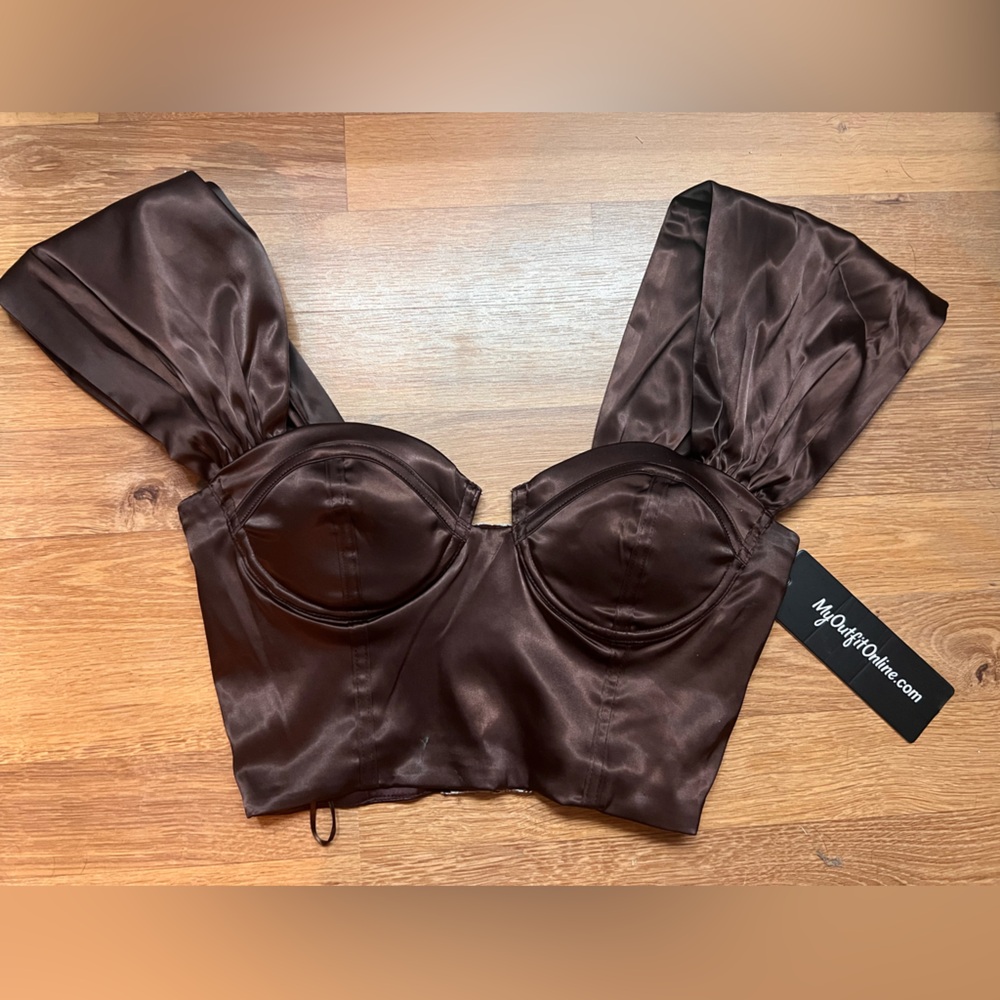 Brown Corset Top